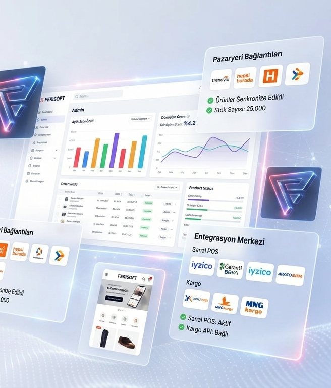 E-Ticaret Yazılımı — Ferisoft ürün görseli