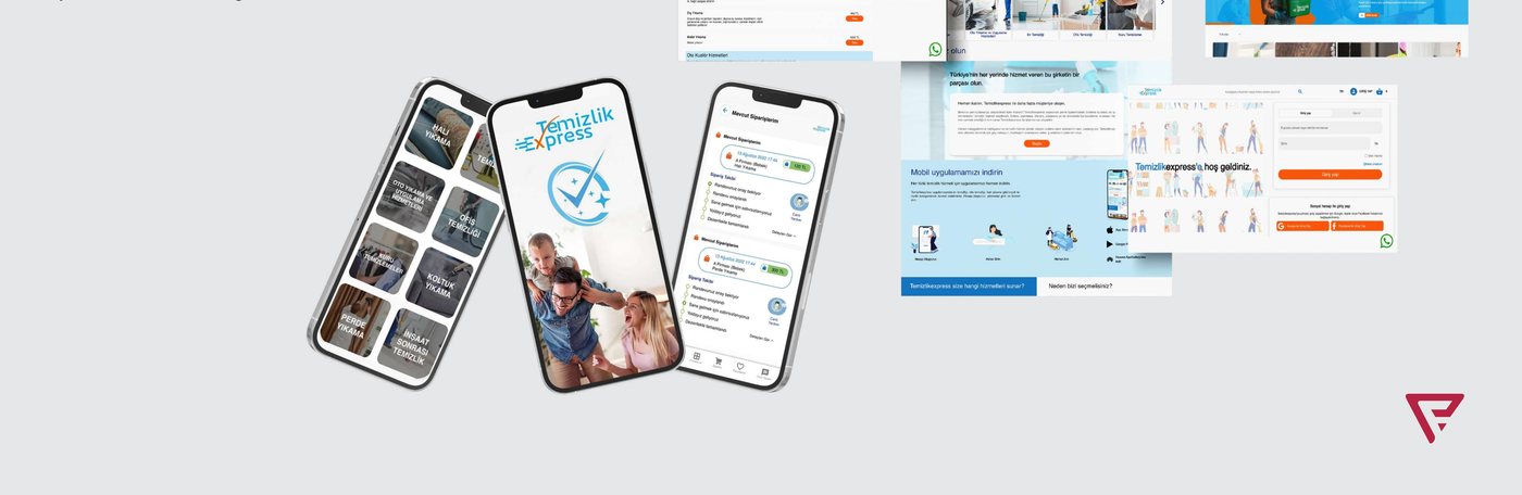 Temizlik Express Web + Mobil ekran görüntüsü