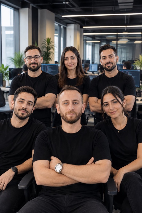 Ferisoft ekibi ofiste bir arada